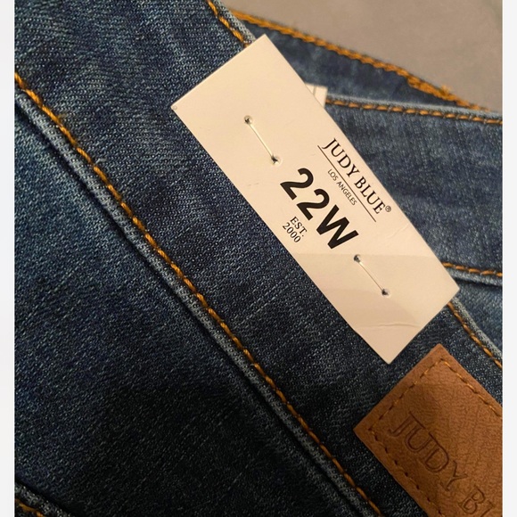 NWT Judy Blue Tummy Control Flare High waisted Sz 22 - Picture 3 of 9